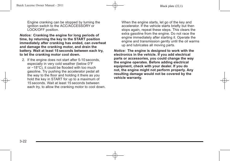 Buick 2011 Lucerne User Manual | Page 126 / 450