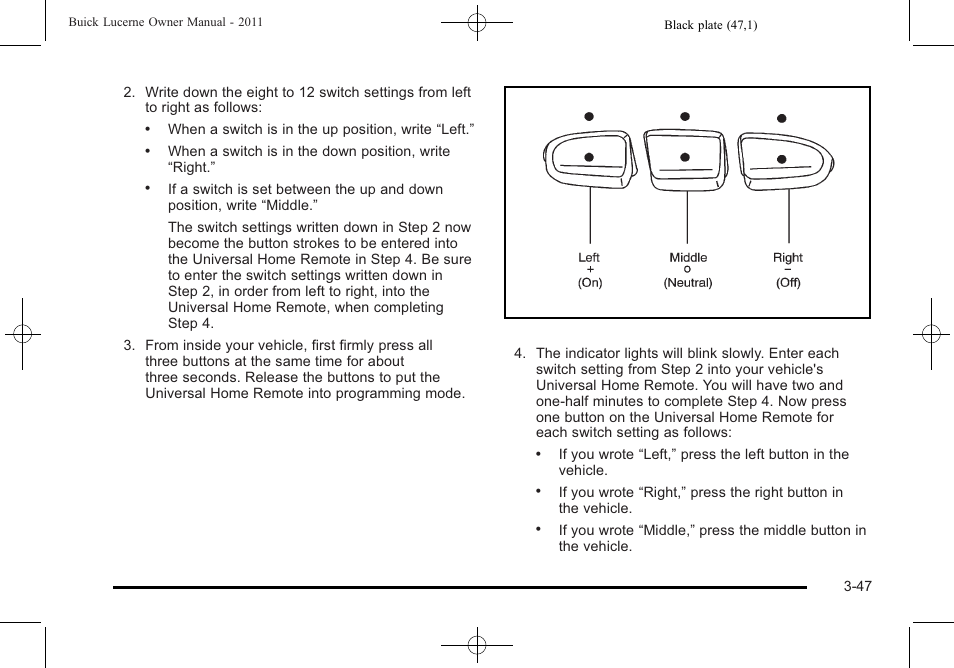 Buick 2011 Lucerne User Manual | Page 151 / 450