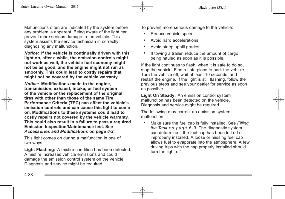 Buick 2011 Lucerne User Manual | Page 194 / 450