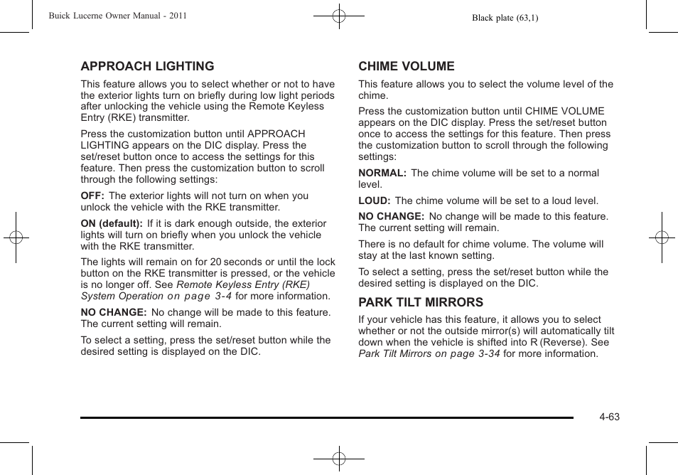 Buick 2011 Lucerne User Manual | Page 219 / 450