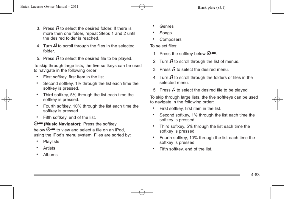 Buick 2011 Lucerne User Manual | Page 239 / 450