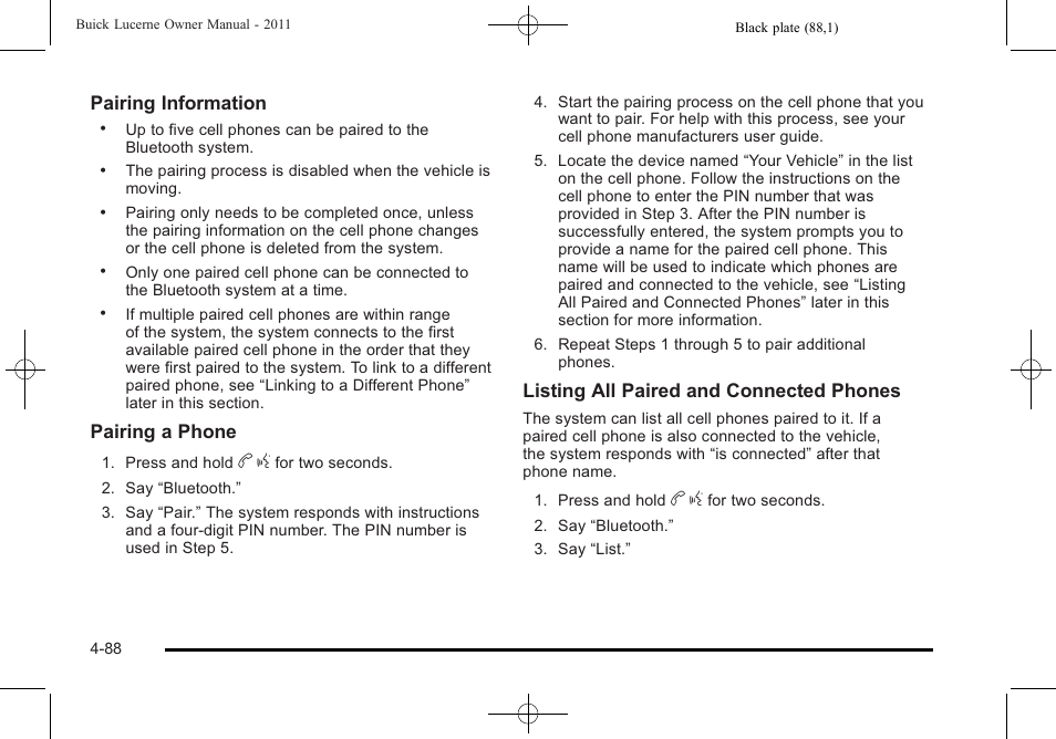 Buick 2011 Lucerne User Manual | Page 244 / 450