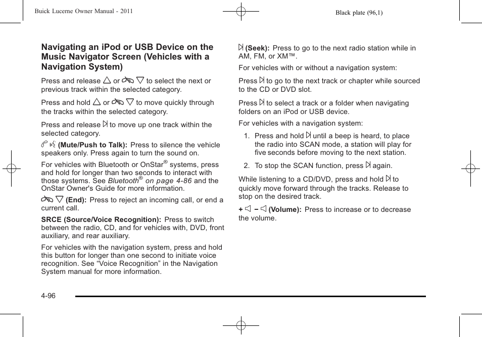 Buick 2011 Lucerne User Manual | Page 252 / 450