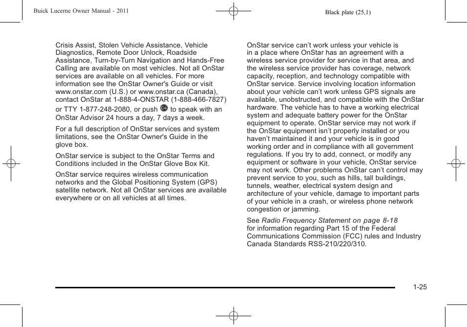 Buick 2011 Lucerne User Manual | Page 31 / 450