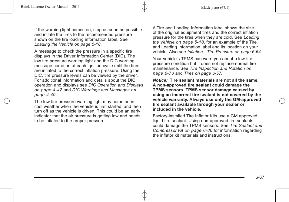 Buick 2011 Lucerne User Manual | Page 353 / 450