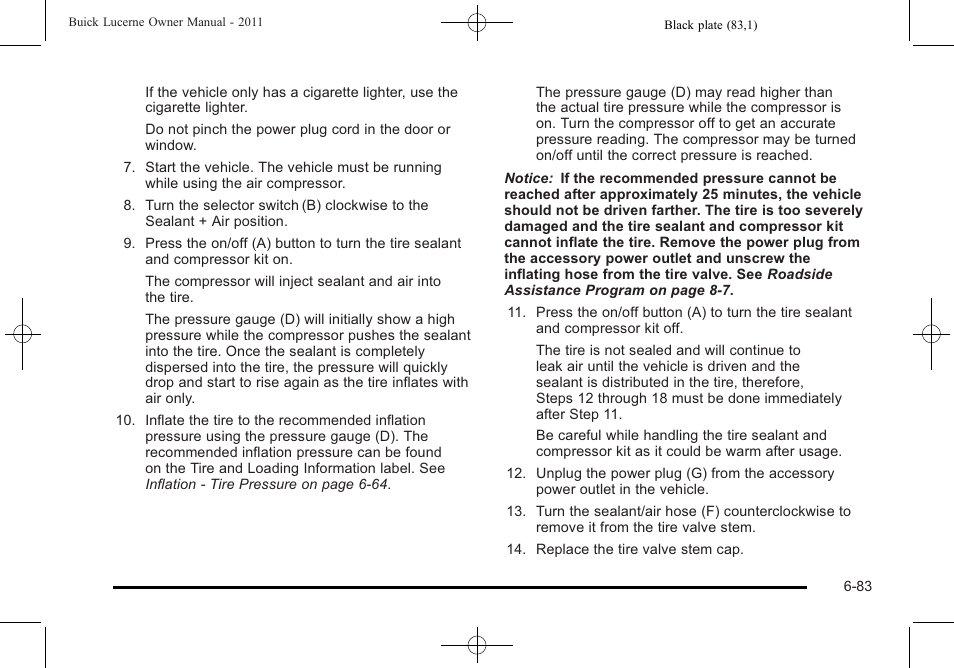 Buick 2011 Lucerne User Manual | Page 369 / 450