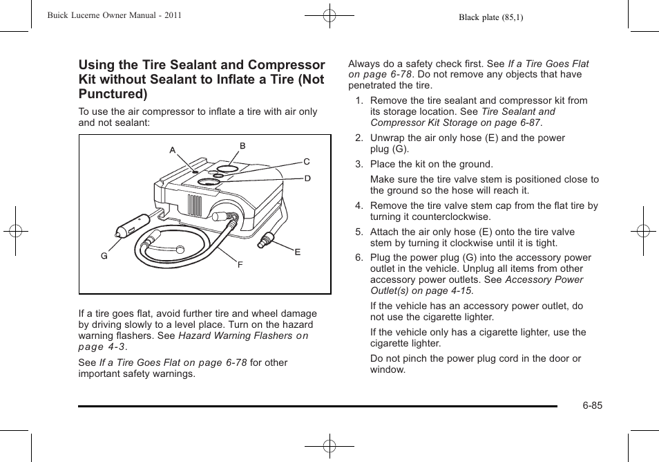 Buick 2011 Lucerne User Manual | Page 371 / 450