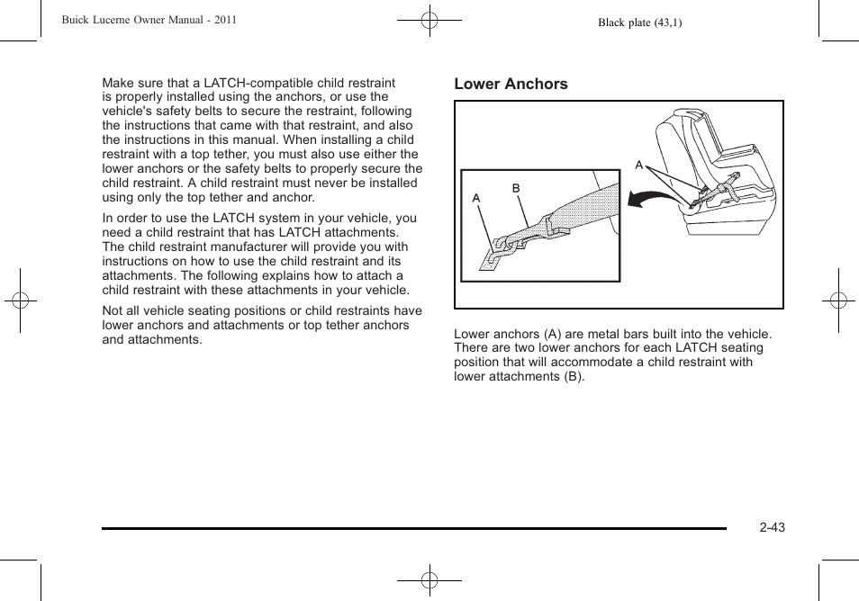 Buick 2011 Lucerne User Manual | Page 75 / 450