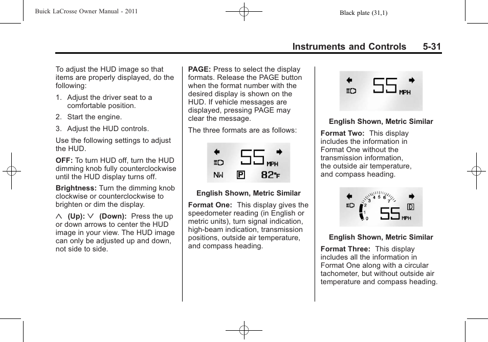 Buick 2011 Lacrosse User Manual | Page 153 / 462