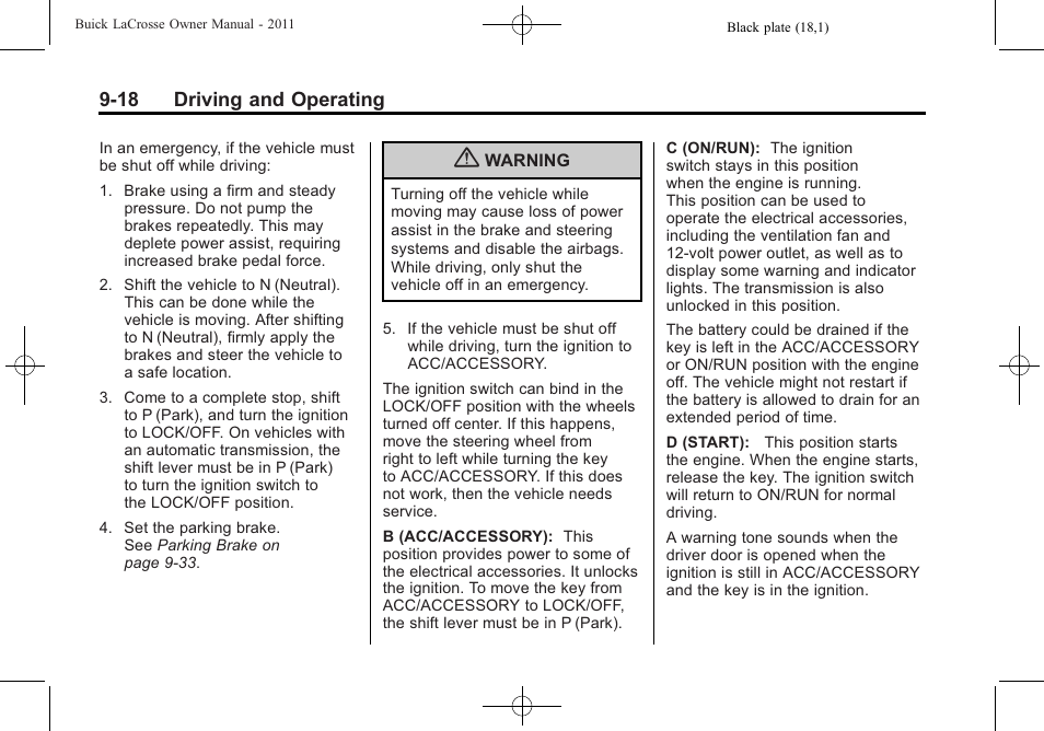 Buick 2011 Lacrosse User Manual | Page 268 / 462