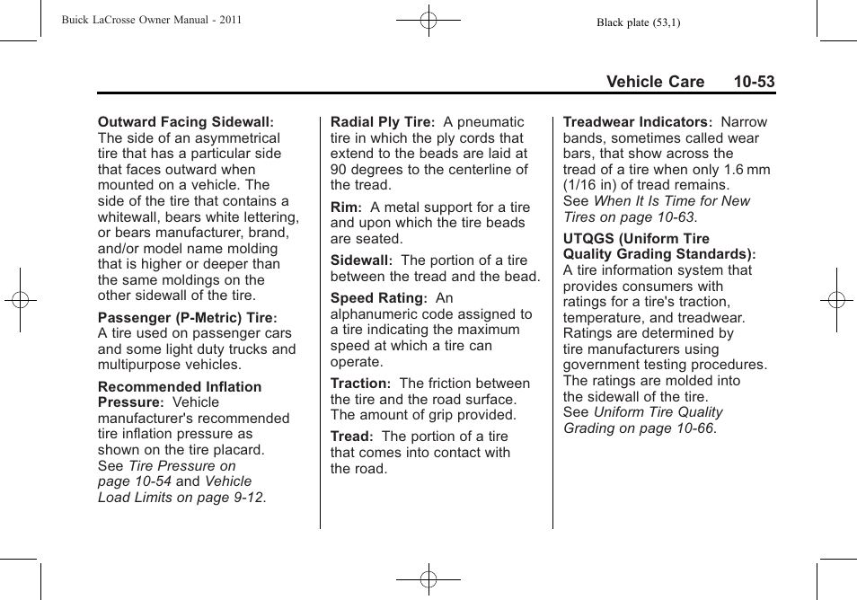 Buick 2011 Lacrosse User Manual | Page 365 / 462