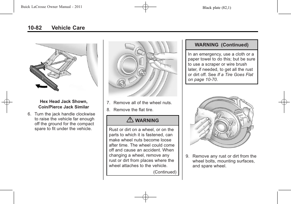 Buick 2011 Lacrosse User Manual | Page 394 / 462