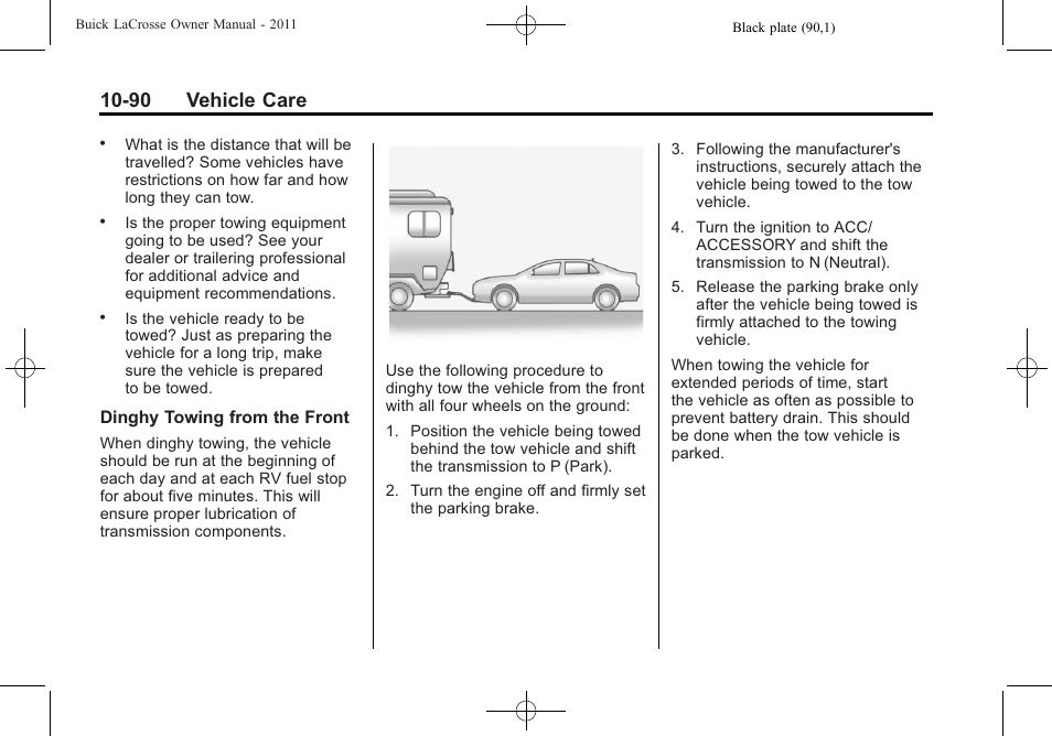 90 vehicle care | Buick 2011 Lacrosse User Manual | Page 402 / 462