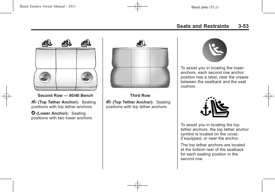 Buick 2011 Enclave User Manual | Page 103 / 434