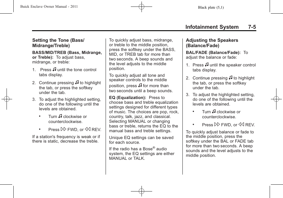 Buick 2011 Enclave User Manual | Page 181 / 434