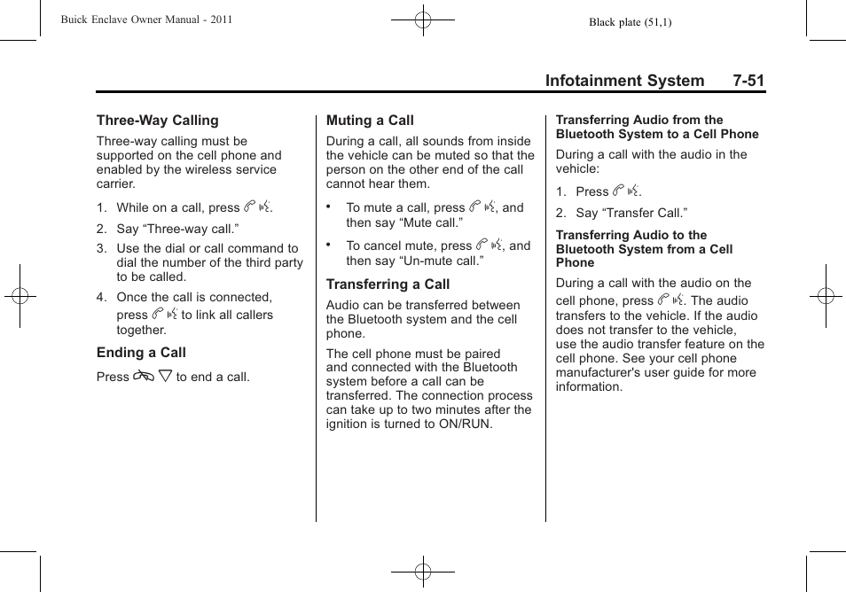 Buick 2011 Enclave User Manual | Page 227 / 434