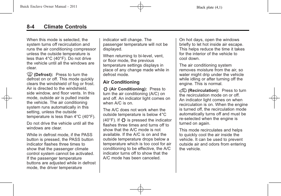 Buick 2011 Enclave User Manual | Page 232 / 434