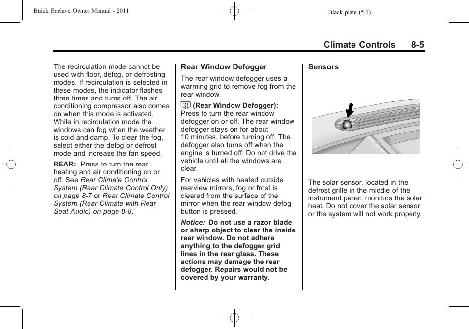 Buick 2011 Enclave User Manual | Page 233 / 434