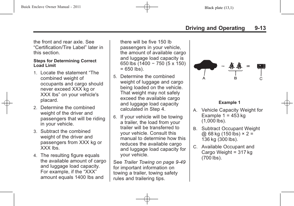 Buick 2011 Enclave User Manual | Page 251 / 434