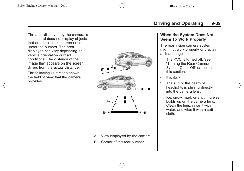 Driving and operating 9-39 | Buick 2011 Enclave User Manual | Page 277 / 434