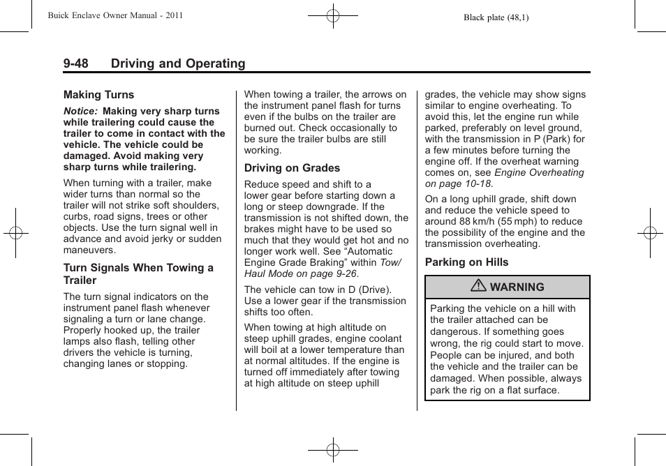 Buick 2011 Enclave User Manual | Page 286 / 434