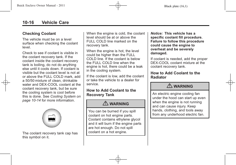 Buick 2011 Enclave User Manual | Page 308 / 434