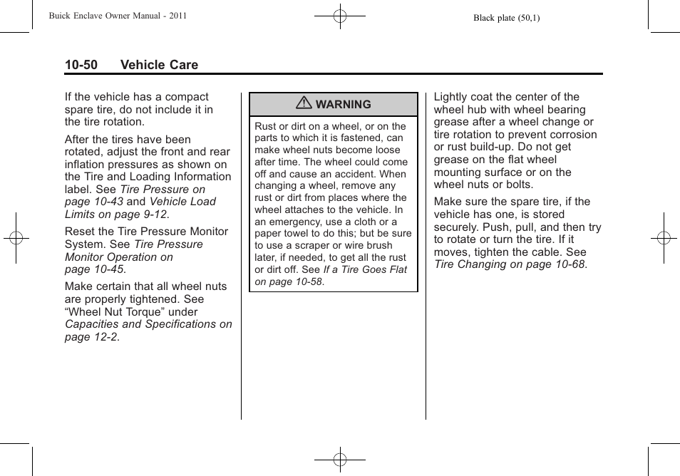 Buick 2011 Enclave User Manual | Page 342 / 434