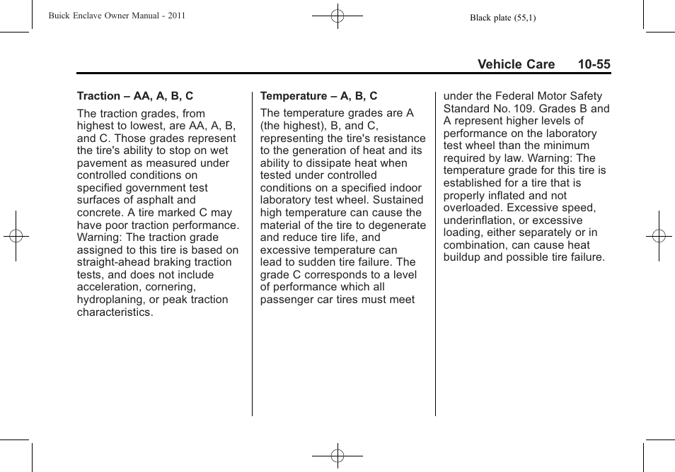 Buick 2011 Enclave User Manual | Page 347 / 434