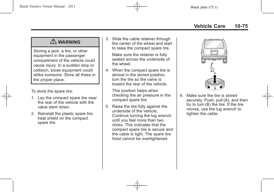 Buick 2011 Enclave User Manual | Page 367 / 434