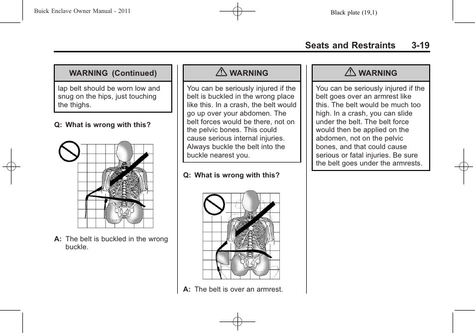 Buick 2011 Enclave User Manual | Page 69 / 434