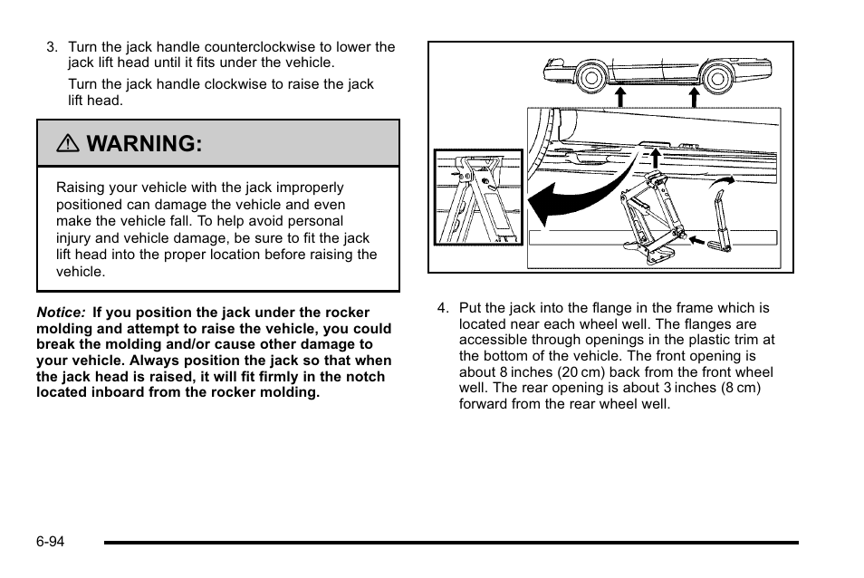 Warning | Buick 2010 Lucerne User Manual | Page 396 / 474