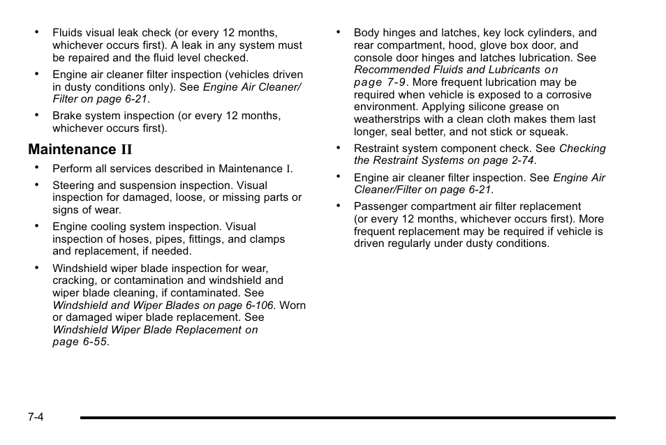 Maintenance ii | Buick 2010 Lucerne User Manual | Page 426 / 474