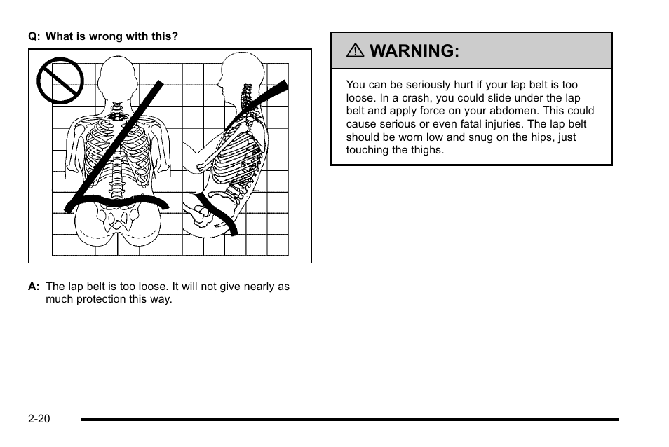 Warning | Buick 2010 Lucerne User Manual | Page 52 / 474