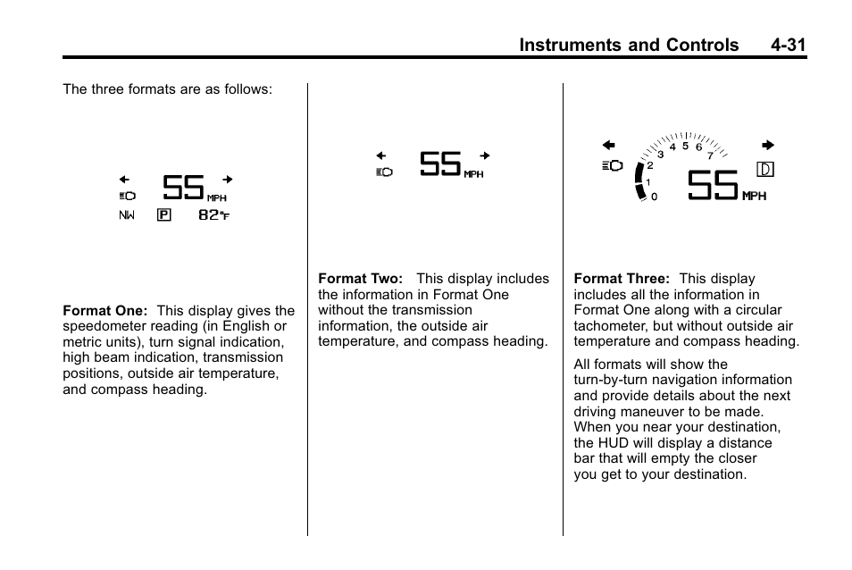 Instruments and controls 4-31 | Buick 2010 Lacrosse User Manual | Page 117 / 418