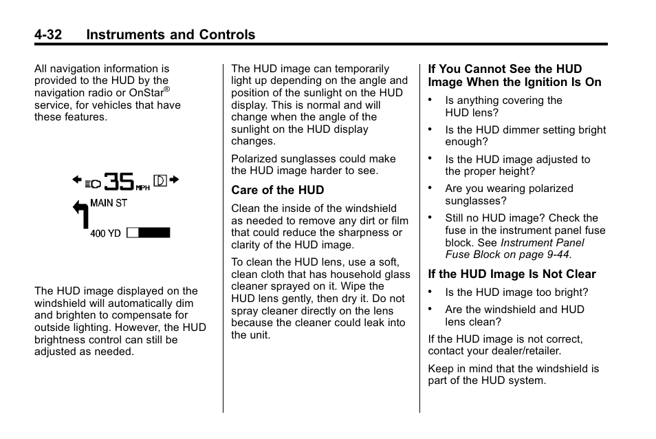 32 instruments and controls | Buick 2010 Lacrosse User Manual | Page 118 / 418