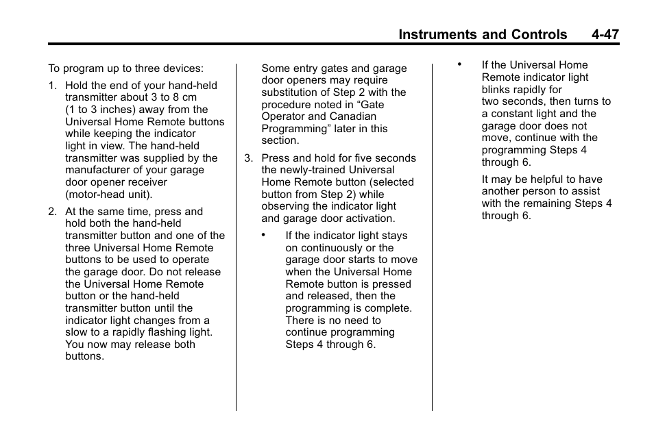 Instruments and controls 4-47 | Buick 2010 Lacrosse User Manual | Page 133 / 418