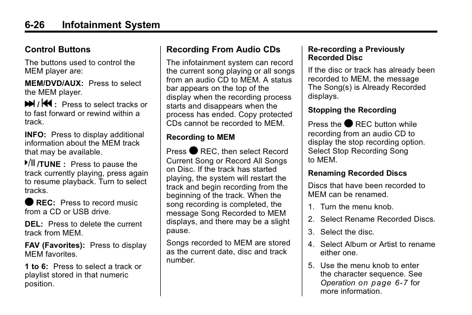 26 infotainment system | Buick 2010 Lacrosse User Manual | Page 170 / 418