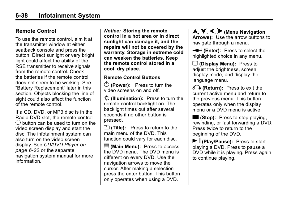 Buick 2010 Lacrosse User Manual | Page 182 / 418