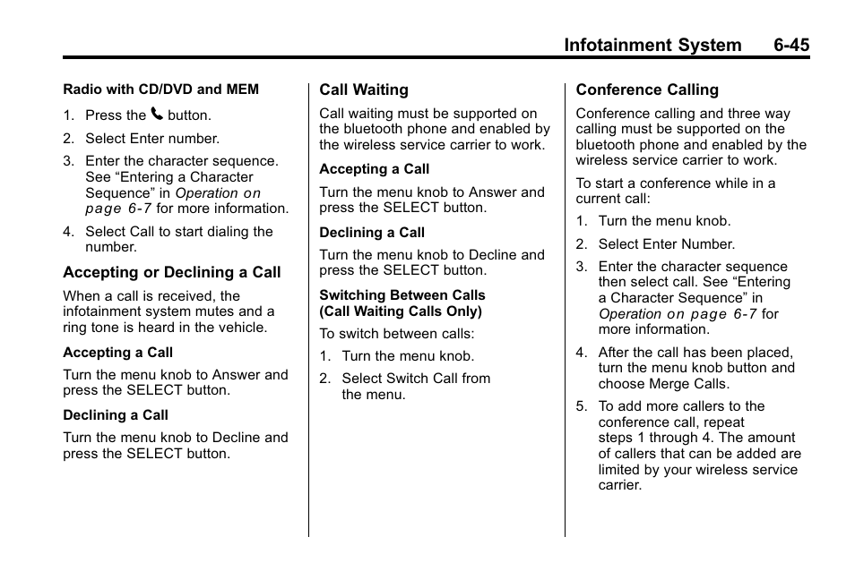 Infotainment system 6-45 | Buick 2010 Lacrosse User Manual | Page 189 / 418