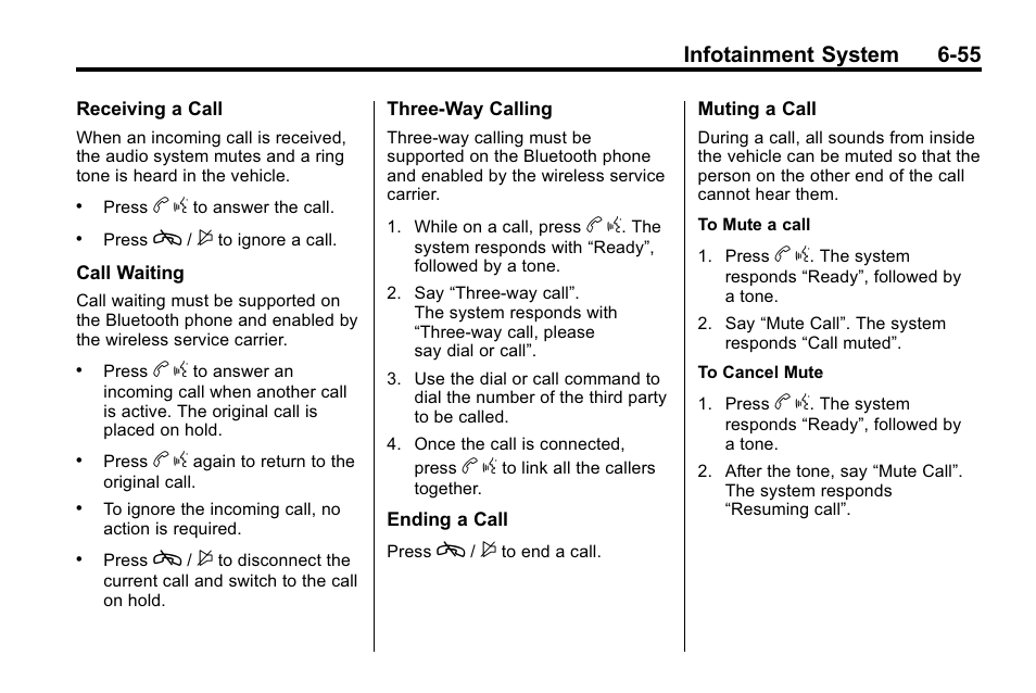 Infotainment system 6-55 | Buick 2010 Lacrosse User Manual | Page 199 / 418
