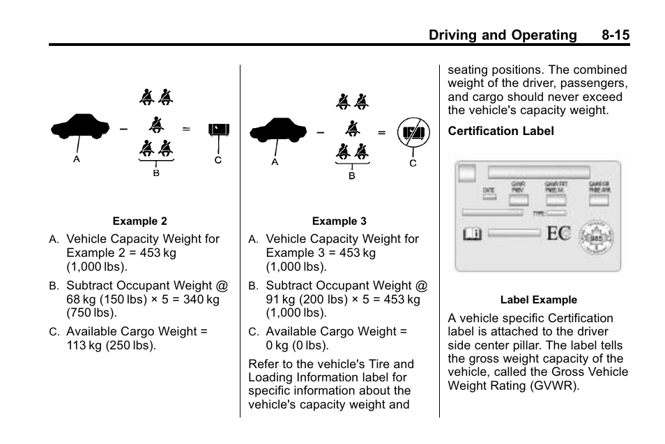 Driving and operating 8-15 | Buick 2010 Lacrosse User Manual | Page 235 / 418