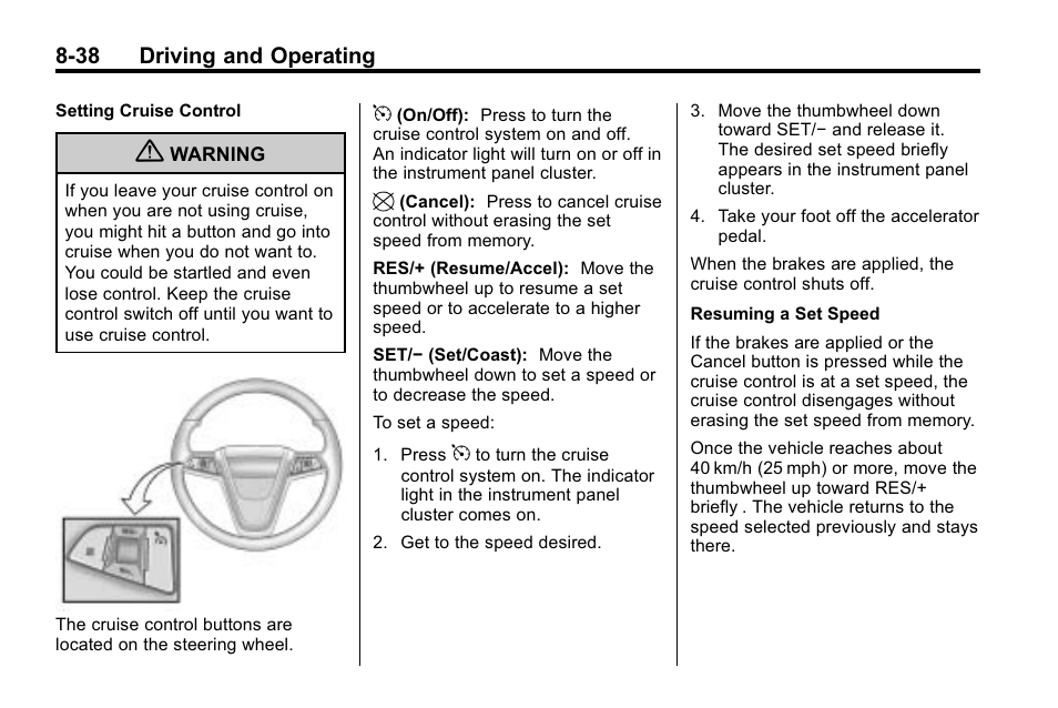 38 driving and operating | Buick 2010 Lacrosse User Manual | Page 258 / 418