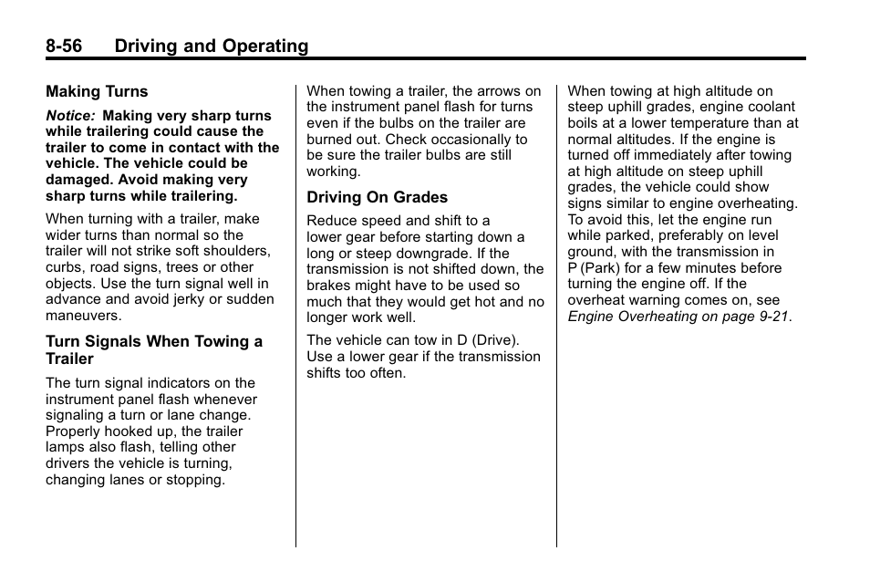 56 driving and operating | Buick 2010 Lacrosse User Manual | Page 276 / 418