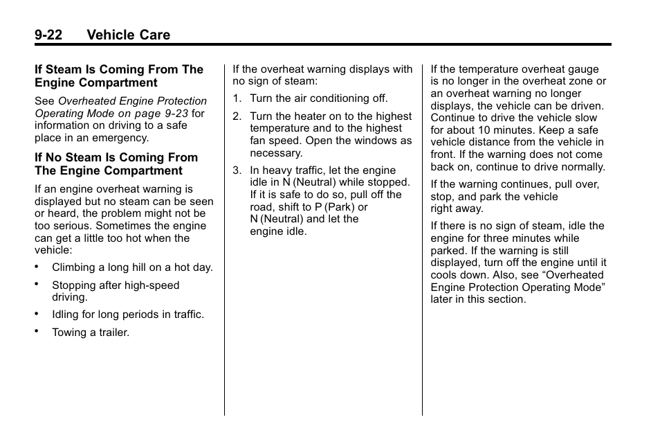 22 vehicle care | Buick 2010 Lacrosse User Manual | Page 302 / 418