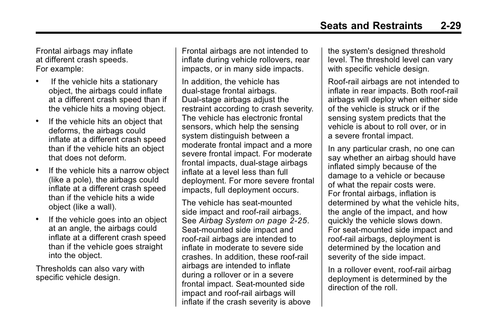 Seats and restraints 2-29 | Buick 2010 Lacrosse User Manual | Page 55 / 418