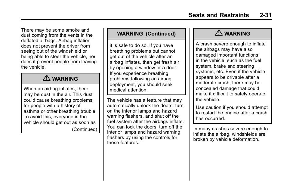 Buick 2010 Lacrosse User Manual | Page 57 / 418