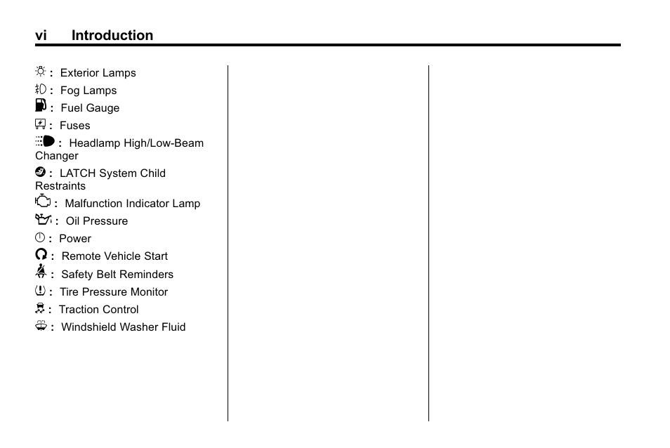 Buick 2010 Lacrosse User Manual | Page 6 / 418