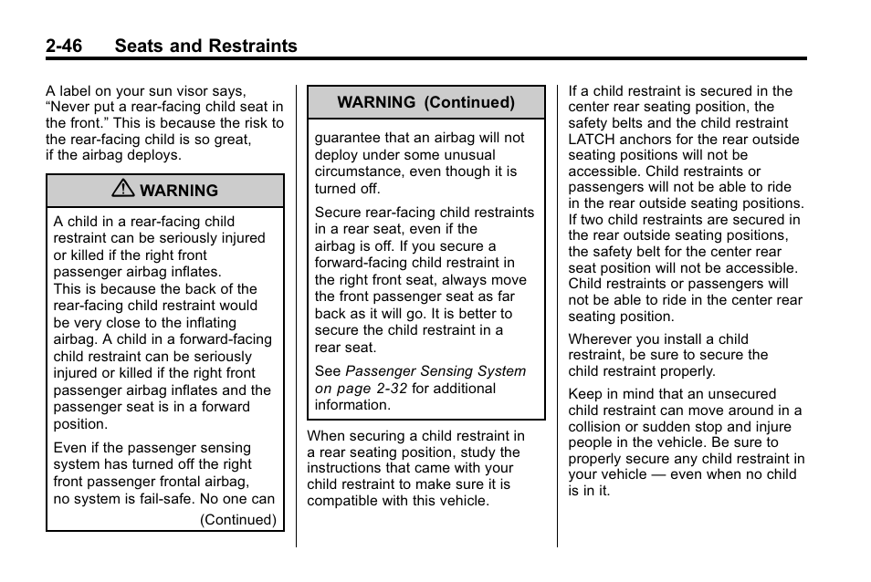 Buick 2010 Lacrosse User Manual | Page 72 / 418