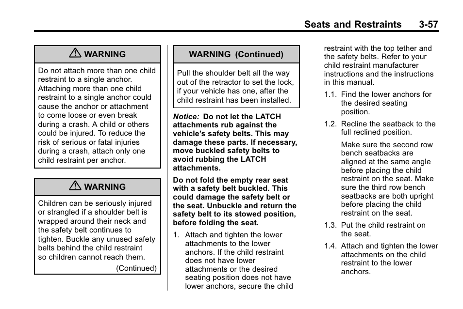 Buick 2010 Enclave User Manual | Page 107 / 440