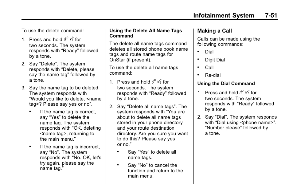 Infotainment system 7-51 | Buick 2010 Enclave User Manual | Page 229 / 440